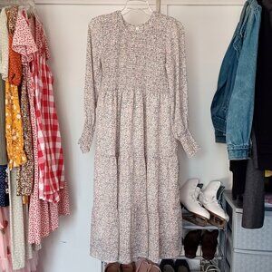 Pastel Floral Maxi Dress